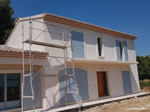 Construction d’une villa neuve dans le Gard