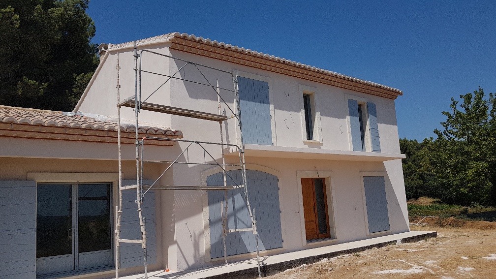 Construction d’une villa neuve dans le Gard